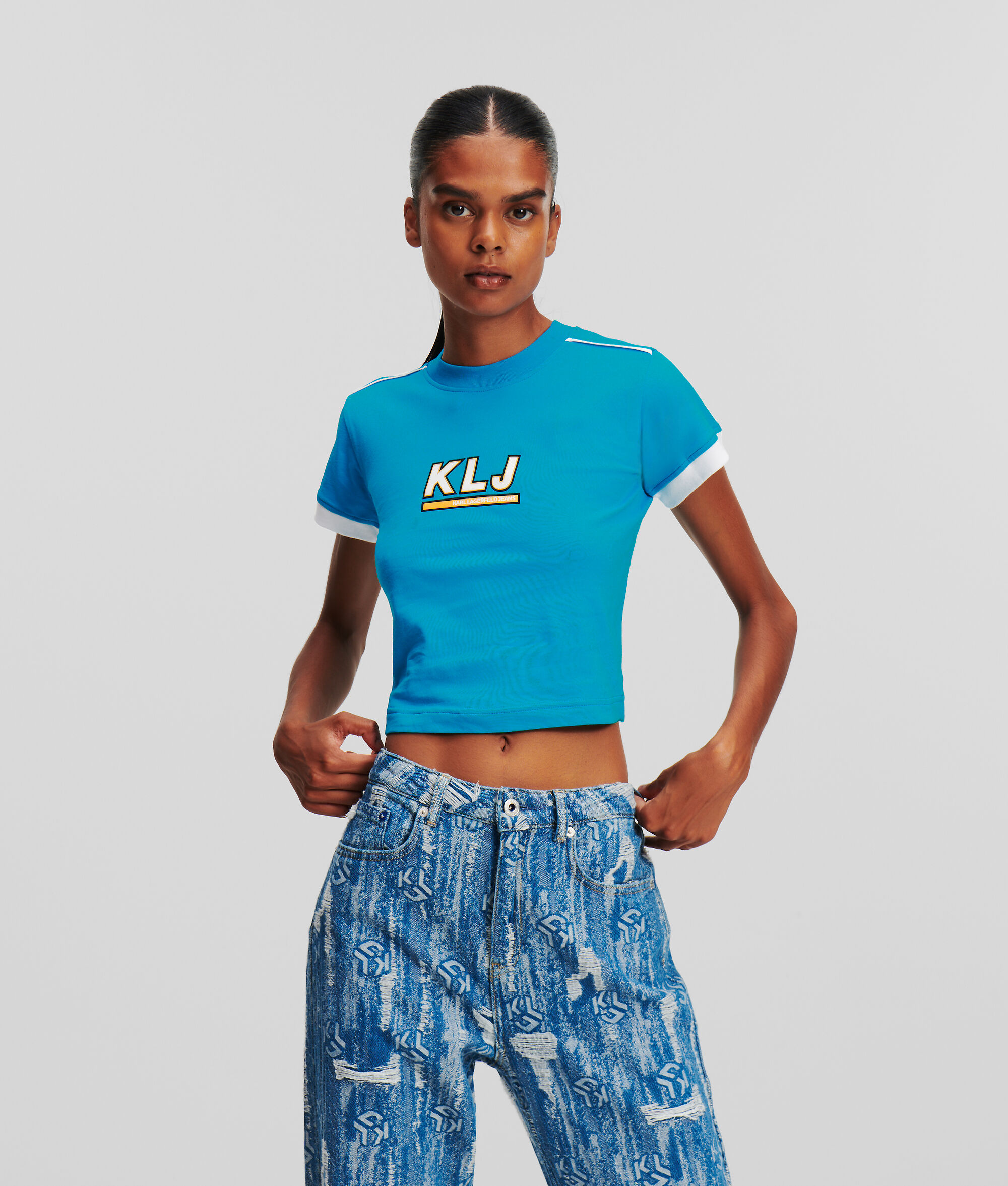 (image for) Excellent Quality KLJ SKATE CROPPED T-SHIRT